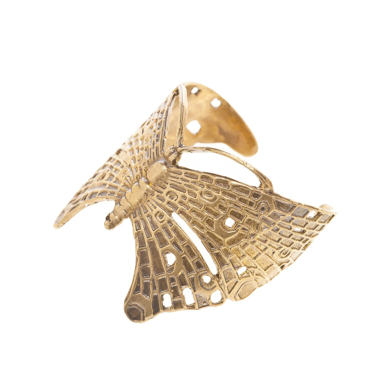 Butterfly Cuff Statement Bracelet