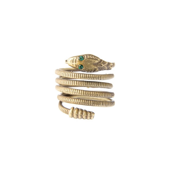 Coiled Snake Statement Ring