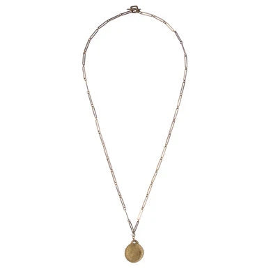Zodiac Coin Long Necklace