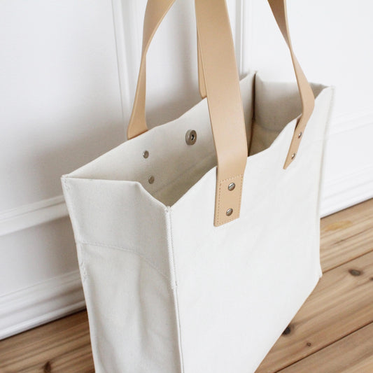 Maplewood, New Jersey Canvas + Leather Market Tote Bag