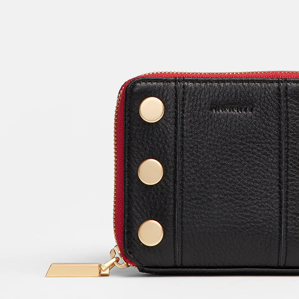 Hammitt 5 North Wallet - Black/Gold/Red Zip