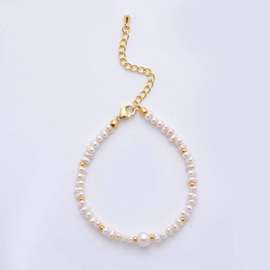Freshwater Pearl Bracelet - Gold Filled