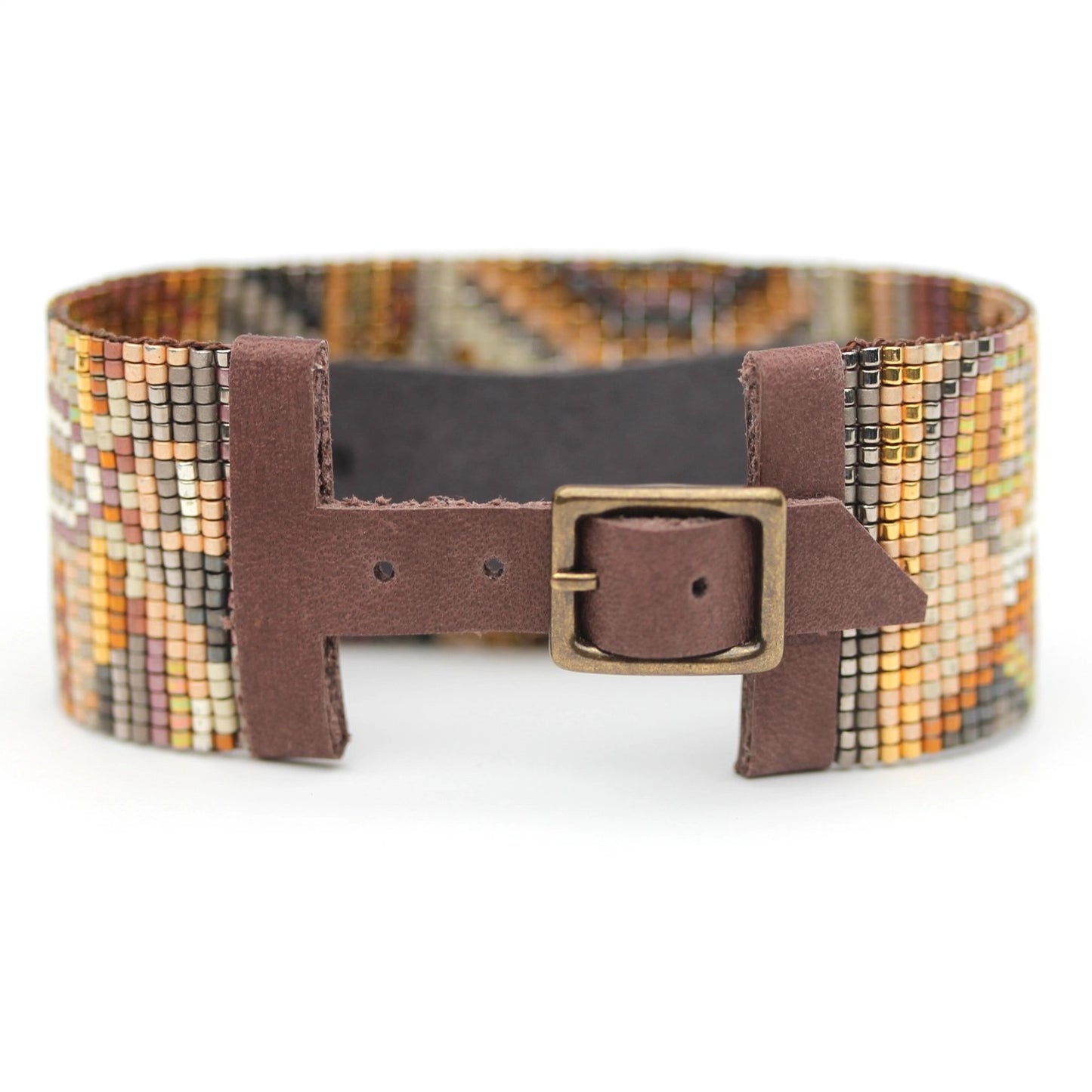 Alta Handwoven Beaded Cuff Bracelet