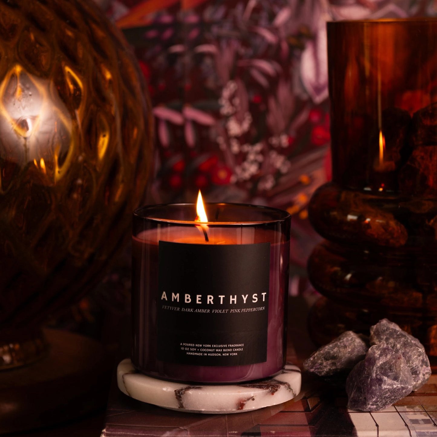 Amberthyst 10 oz. Soy Coconut Wax Candle