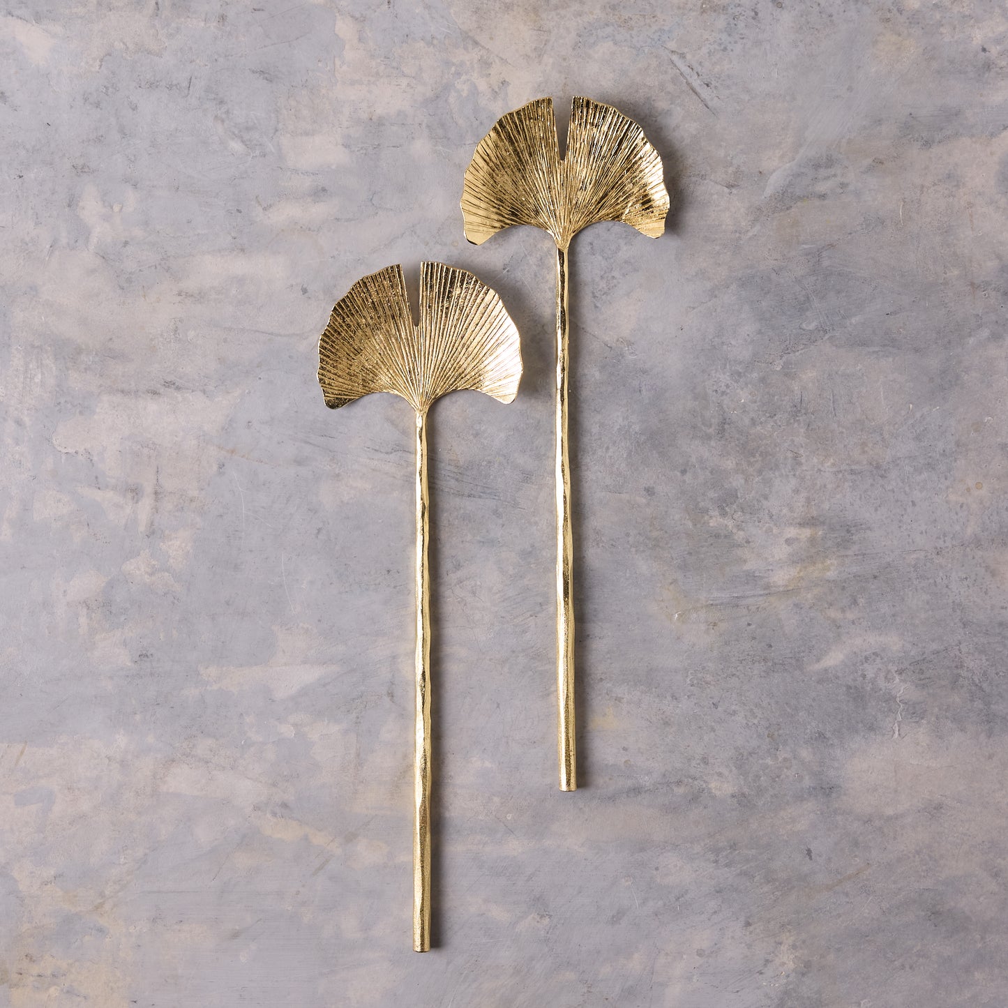 Gingko Gold Salad Servers (Set of 2)