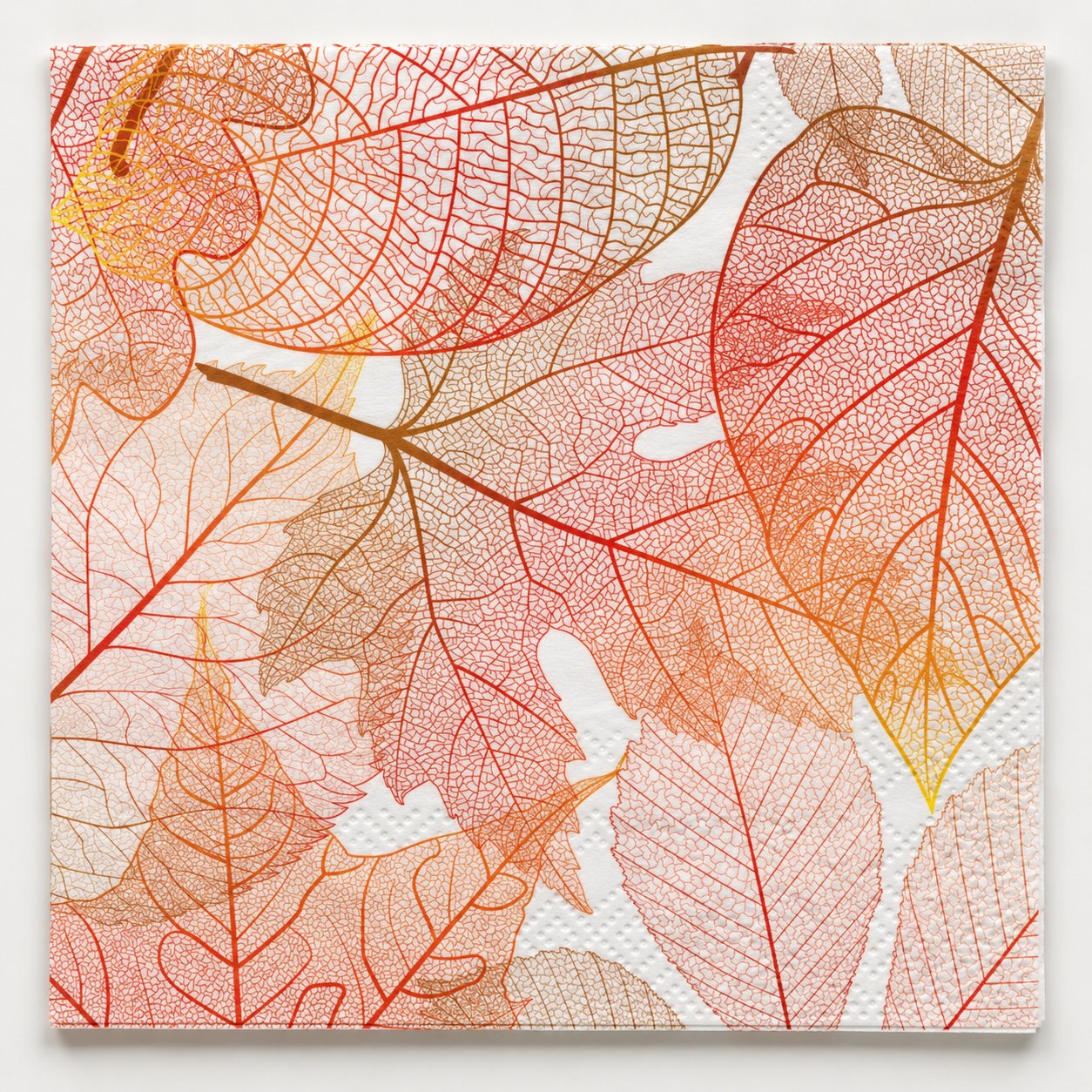 Paper Cocktail Napkins – Transparent Leaves