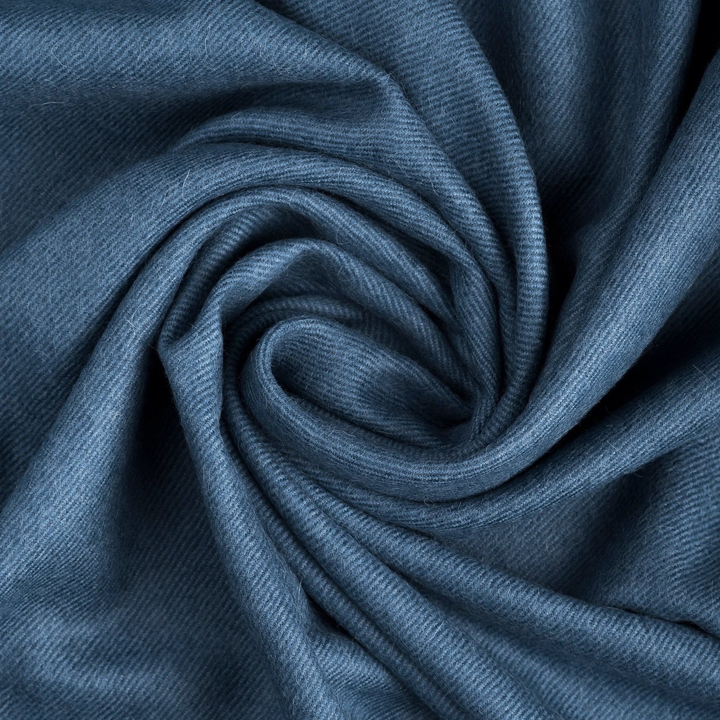 Baby Alpaca Throw Blanket - Blue Jean