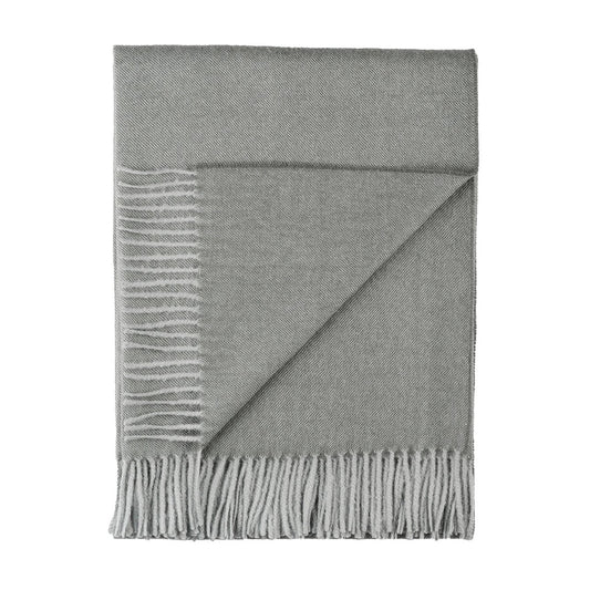 Baby Alpaca Throw Blanket - Iron Ore