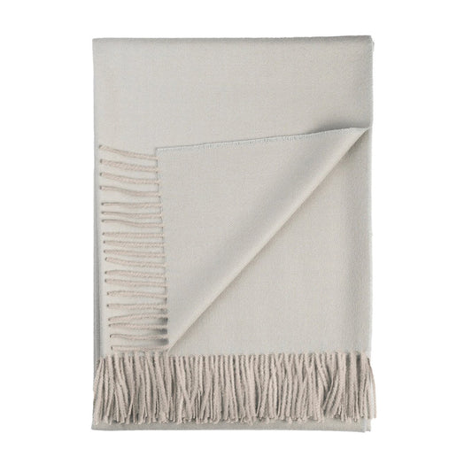 Baby Alpaca Throw Blanket - London Fog