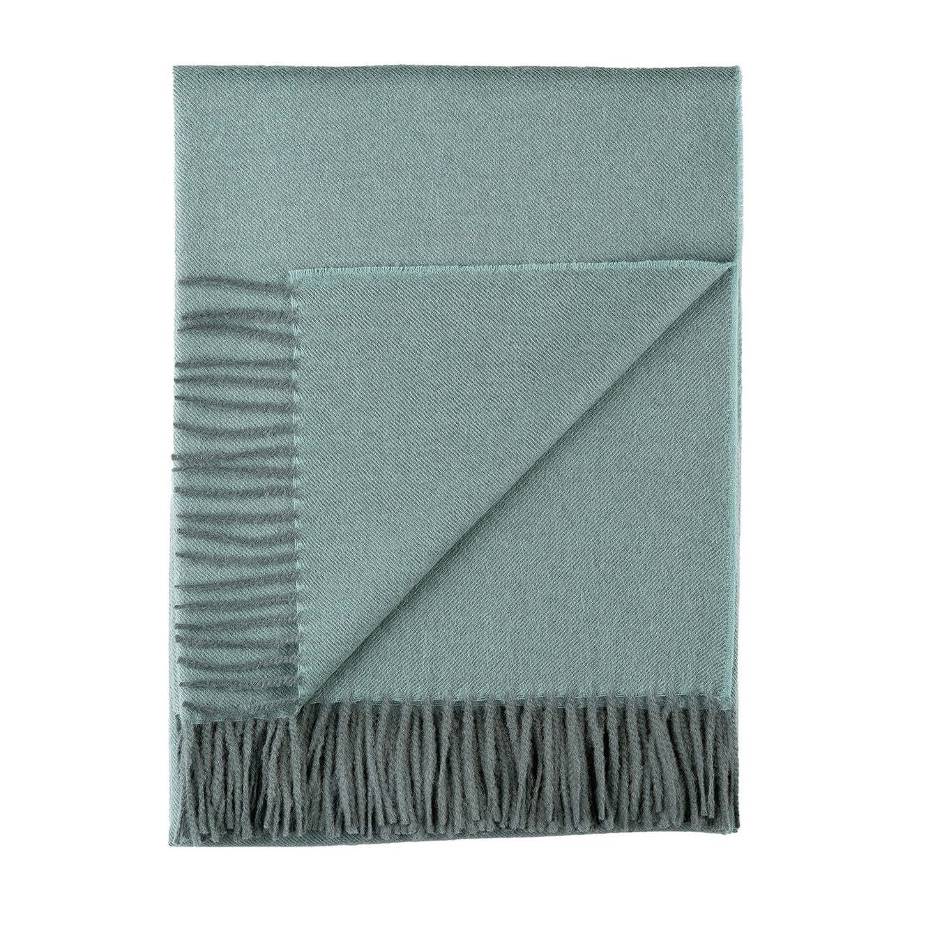 Baby Alpaca Throw Blanket - Misty Mountain