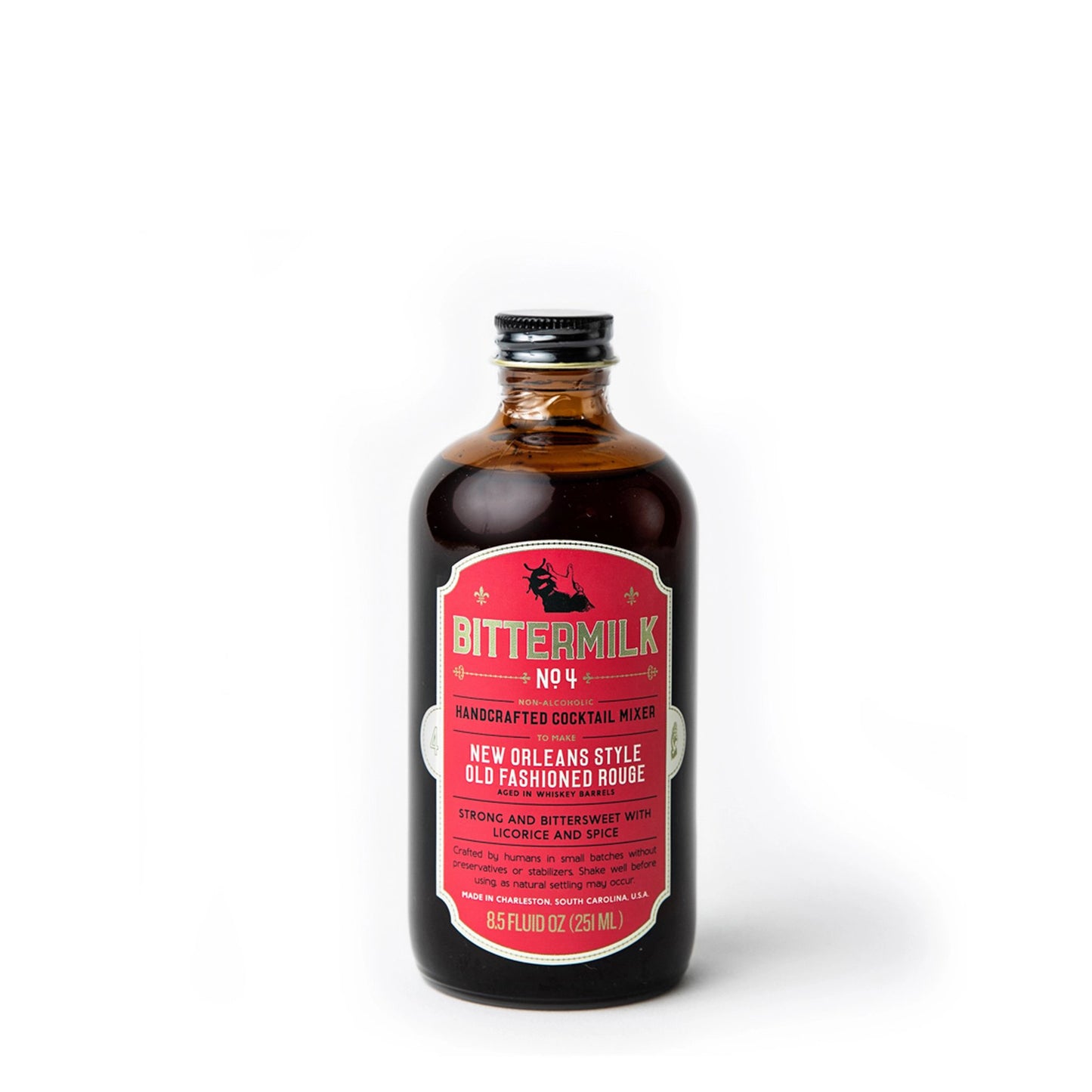 Bittermilk No. 4 - New Orleans Style Old Fashioned Rouge Cocktail Mixer