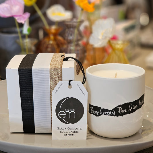 Coconut Blend Wax Candle - Black Currant | Rose | Cassis | Santal