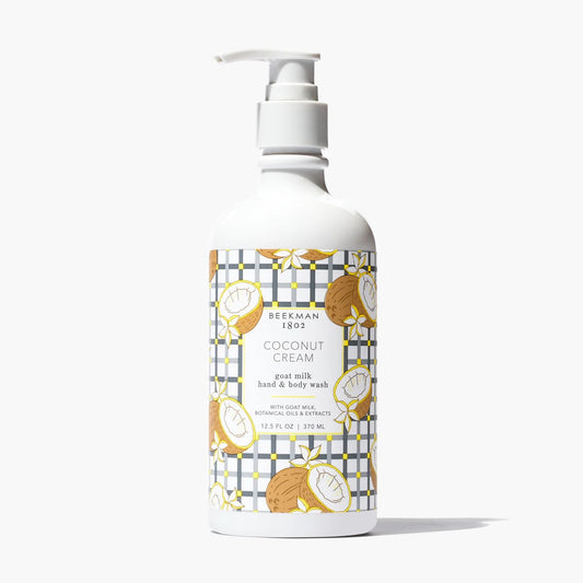 Hand & Body Wash | 12.5 oz Pump Bottle - Coconut Cream