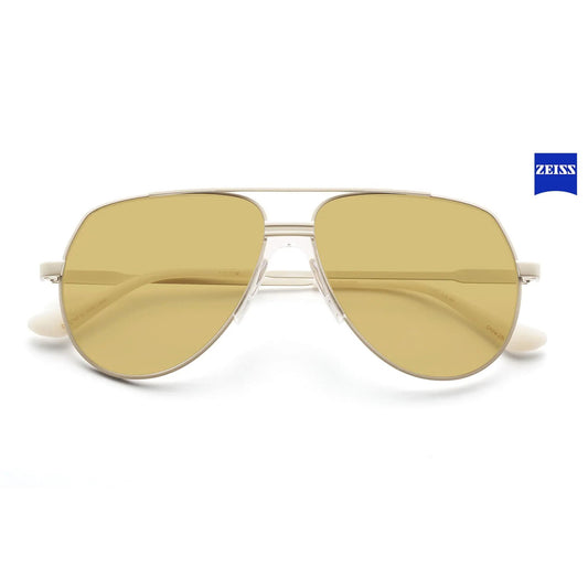 Montoya Sunglasses - Vintage White / Zeiss Lightpro Amber