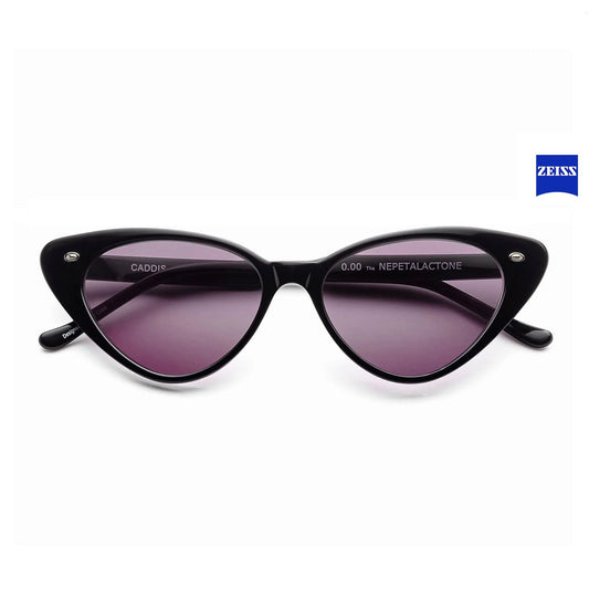 Nepetalactone Sunglasses - Gloss Black / Zeiss Lightpro Purple