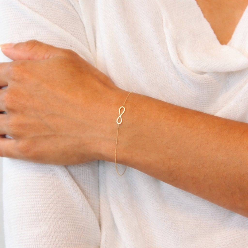 14k Gold ‘Mini Infinity’ Bracelet