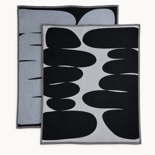 Ebb + Flow Cotton Blanket – Stone
