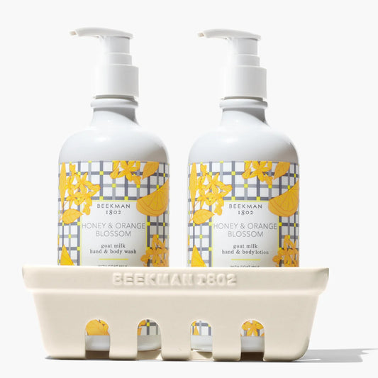 Goat Milk Hand Cream | 12.5 oz Pump Bottle - Honey + Orange Blossom