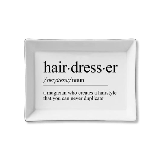 Ceramic Trinket Tray - Hair Dresser