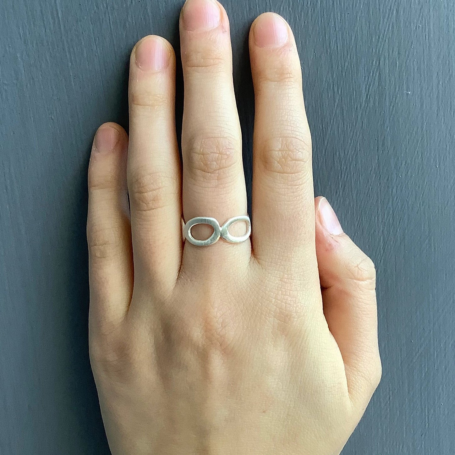 Circles Ring - Sterling Silver (Select Size)