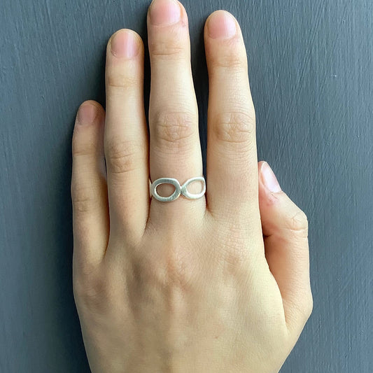Circles Ring - Sterling Silver (Select Size)