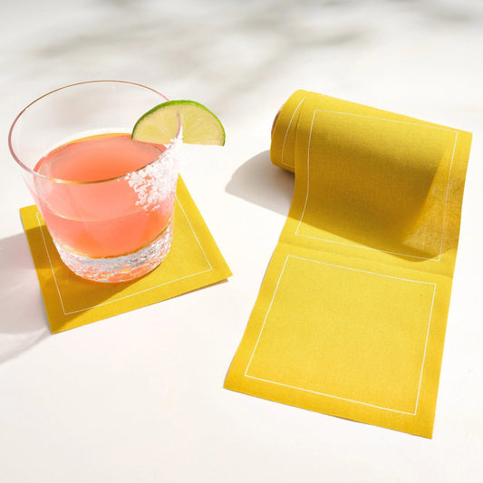 Cocktail Napkin Roll - Golden Child