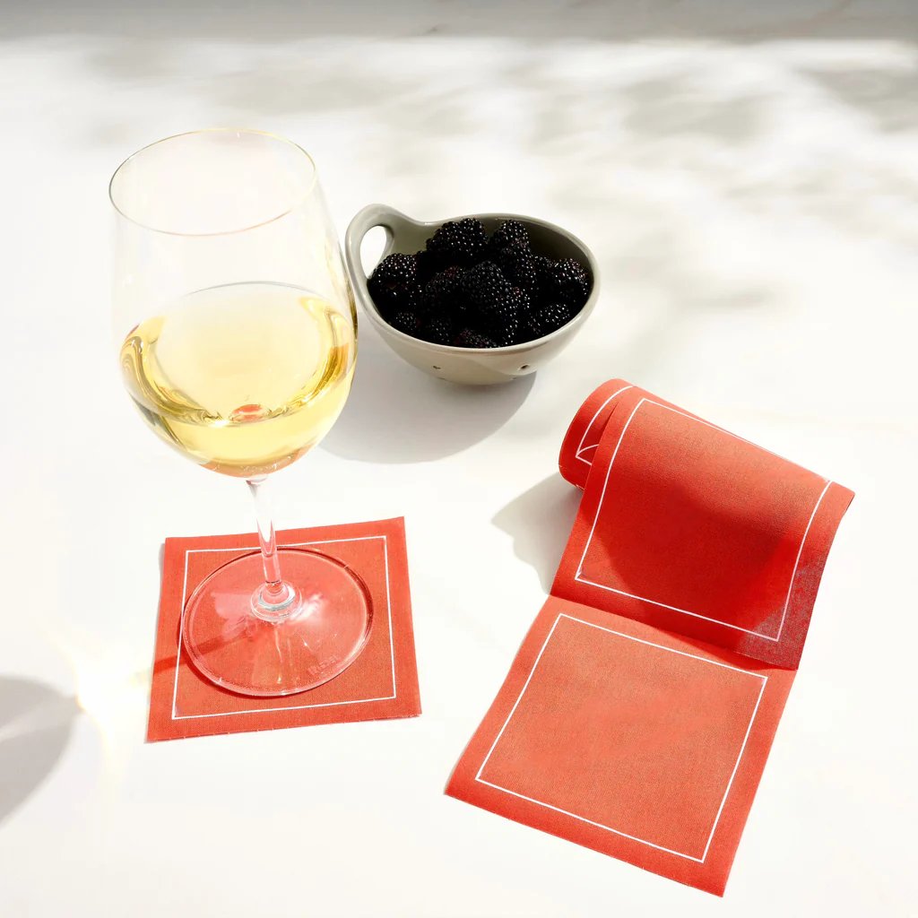 Cocktail Napkin Roll - Sunset