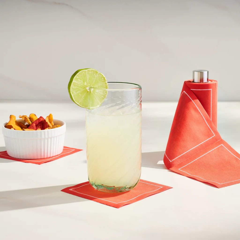 Cocktail Napkin Roll - Sunset