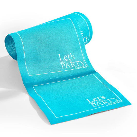 Cocktail Napkin Roll - The Real Teal “Party”
