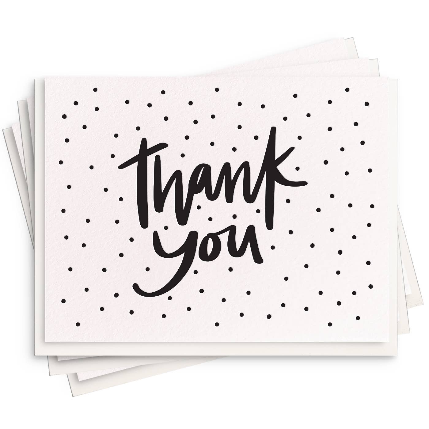 Thank You Dots - 6 Letterpress Cards (Boxed Set)