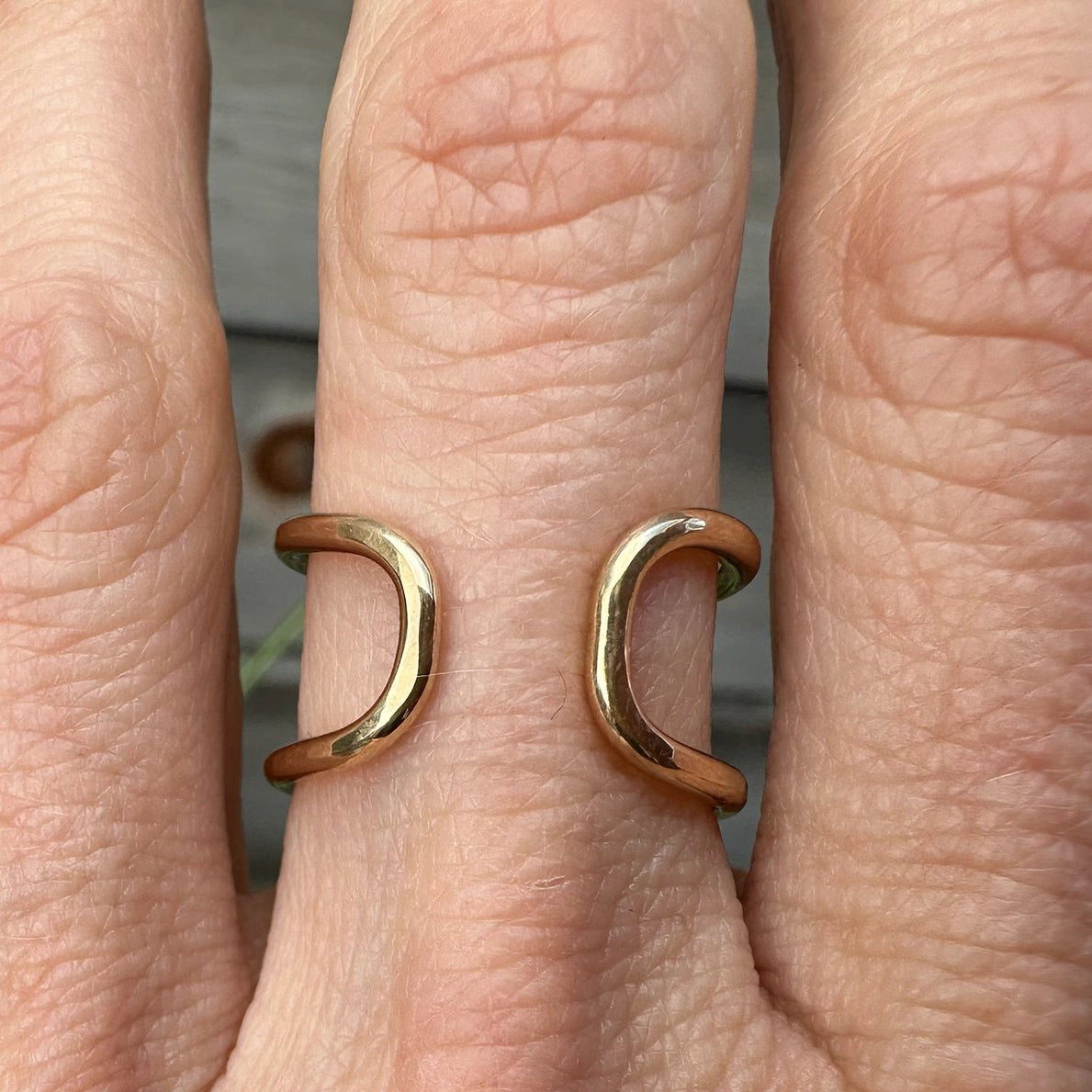 Gold Diabolique Statement Ring