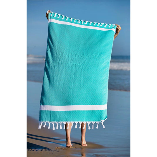 Diamond Turkish Towel - Sea Green