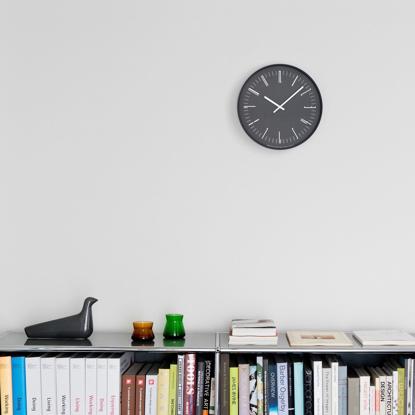 DRAW Wall Clock - Black