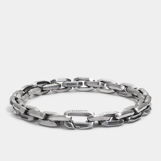 Steel Link Chain ‘Vega’ Men’s Bracelet