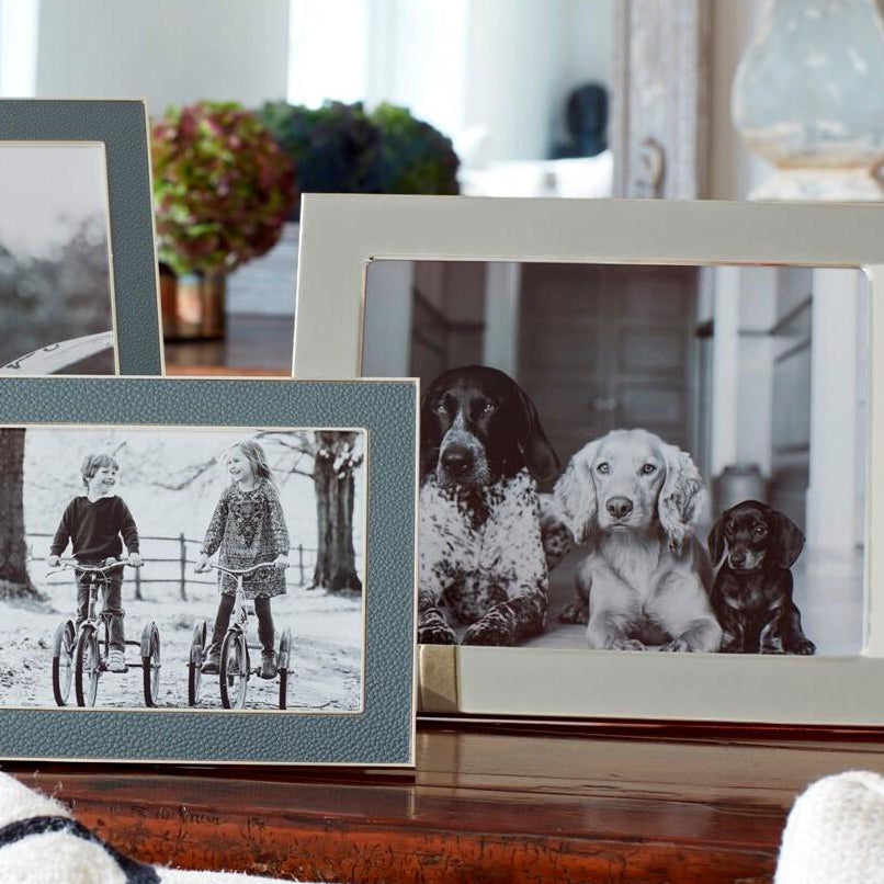 5x7 Flat 3cm Border Silver Picture Frame