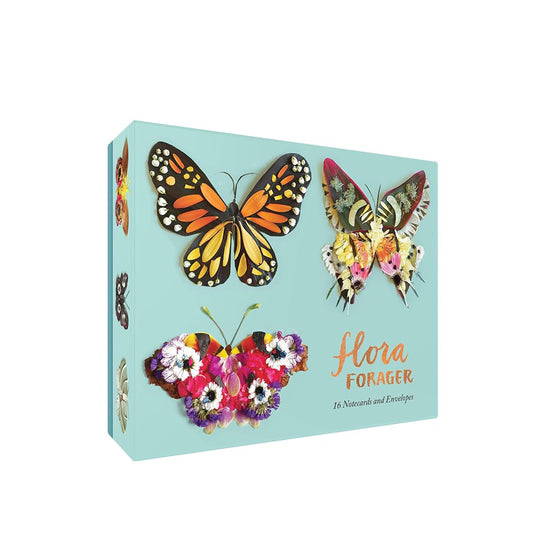 Flora Forager | Butterfly Notecards: 16 Notecards + Envelopes (Boxed Set)