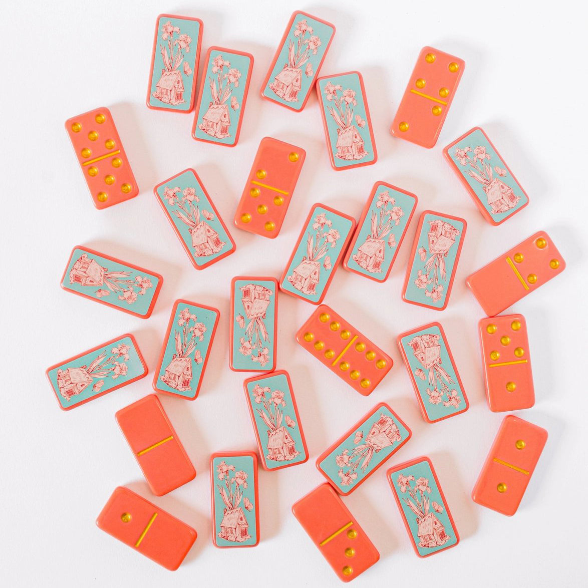 ‘Fairy House Toile’ Domino Set