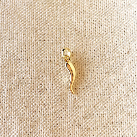 Italian Horn Charm – Gold Filled