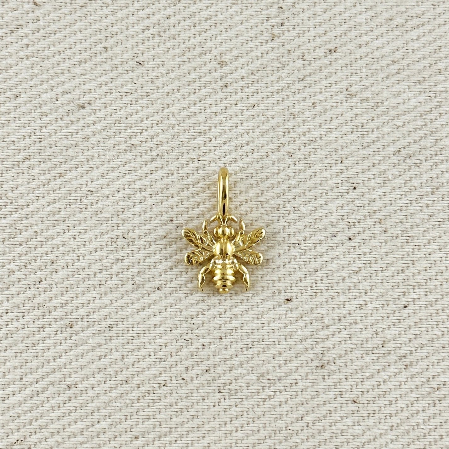 Gold Filled Queen Bee Charm