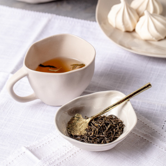 Gingko Mini Spoons - Gold (Set of 4)