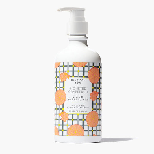 Goat Milk Hand Cream | 12.5 oz Pump Bottle - Honeyed Grapefruit