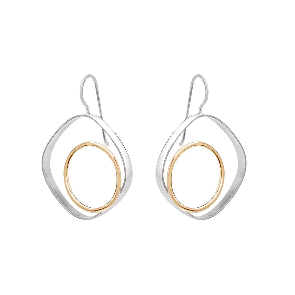 Silver + Gold Grasmere Earrings