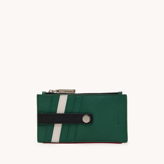 Hammitt 210 West Wallet - Clubhouse Stripe/Shiny Silver