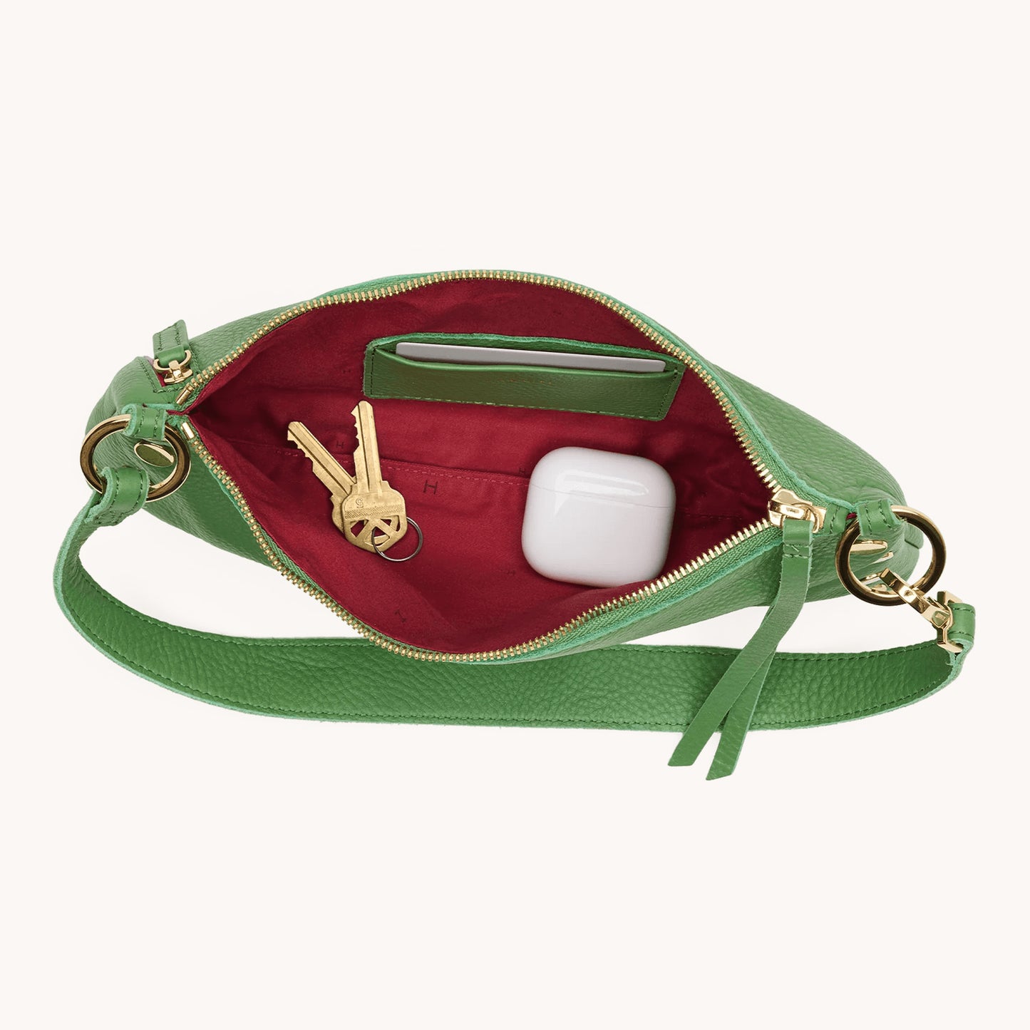 Hammitt Kyle Crossbody/Shoulder Bag - Dill/Shiny Gold