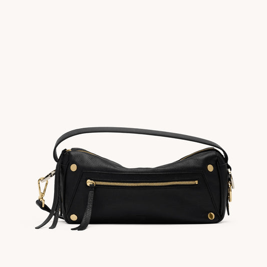 Hammitt Doxie Med - Black/Gold Silver