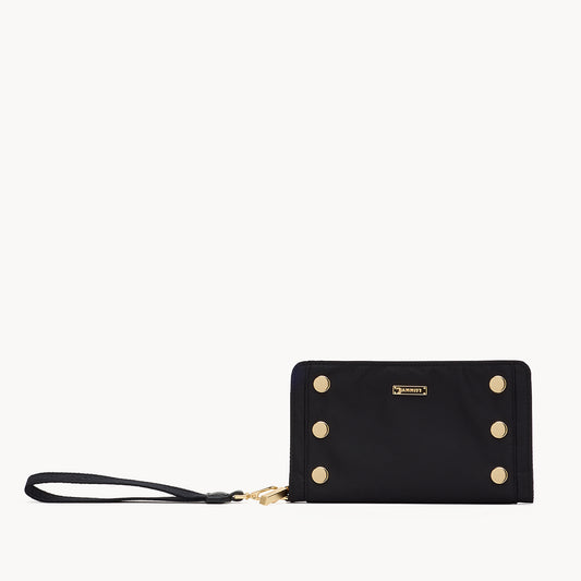 Hammitt Bryant Wallet - Black Nylon Cargo/Gold