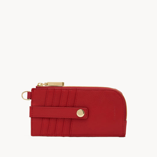 Hammitt 210 East Wallet - Chili Red/Shiny Gold