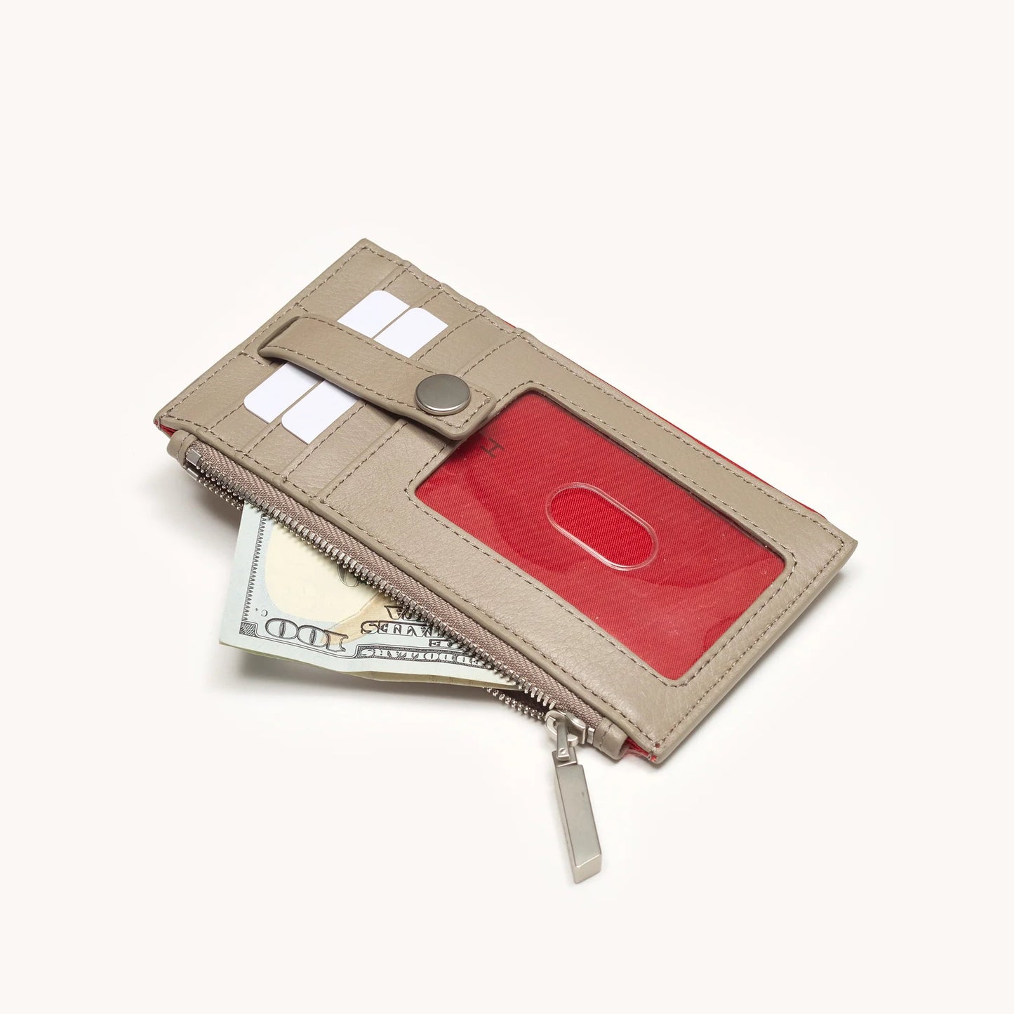 Hammitt 210 West Wallet - Pewter Pebble/Brushed Silver
