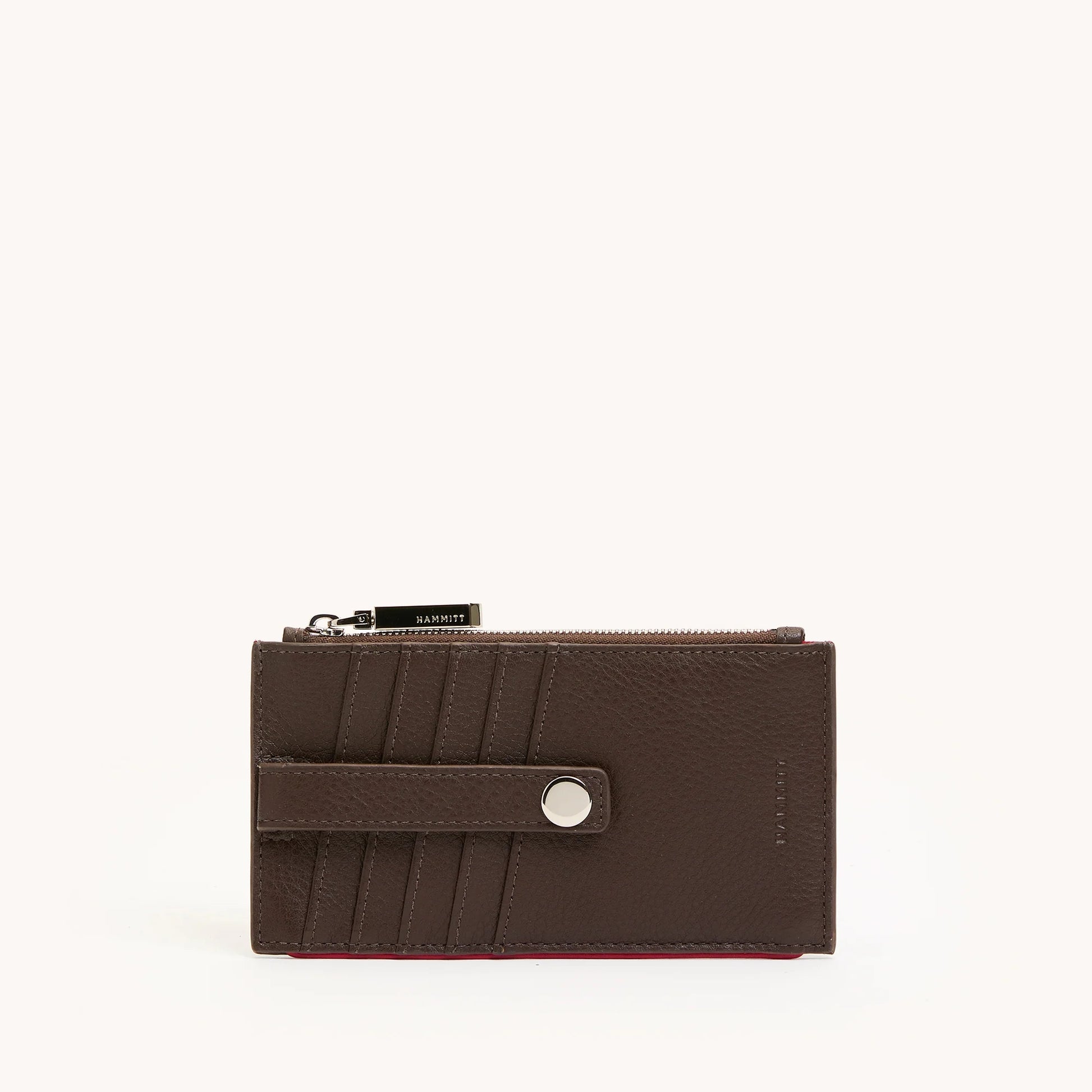 Hammitt 210 West Wallet - Espresso Pebble/Silver