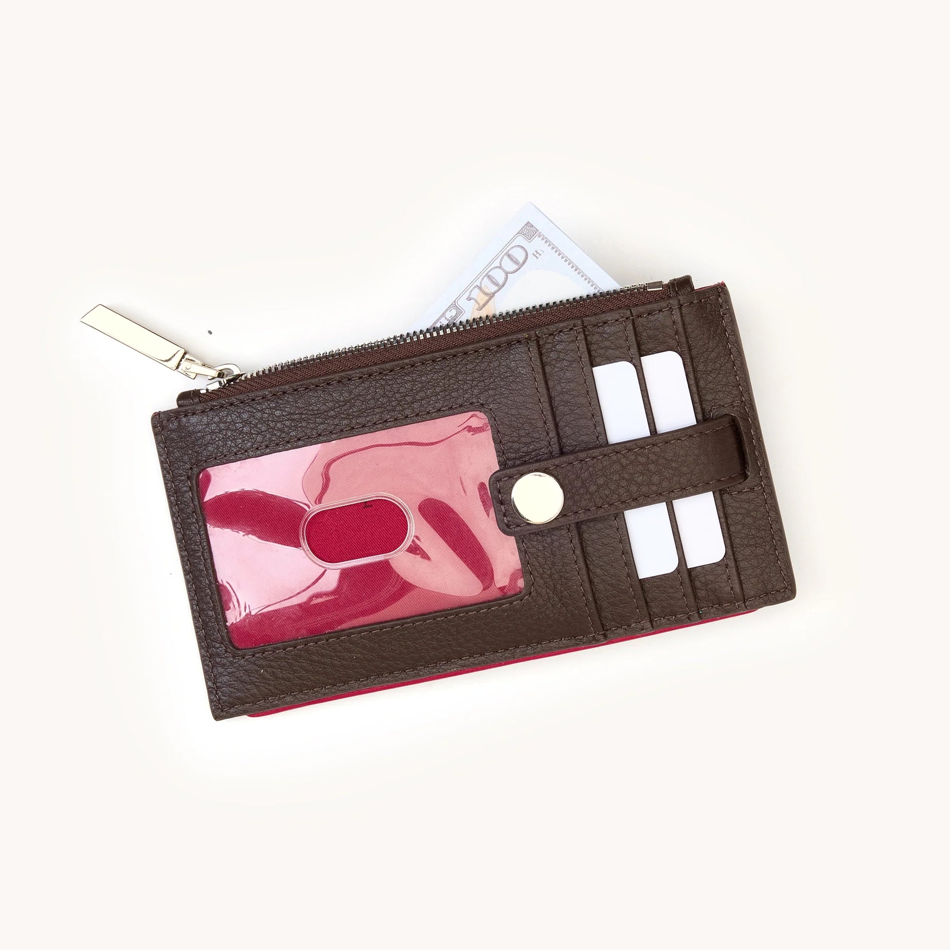 Hammitt 210 West Wallet - Espresso Pebble/Silver